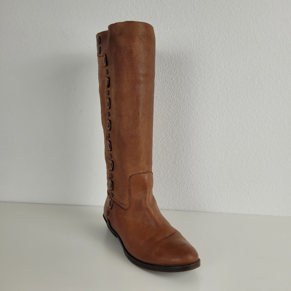Nine West vintage brown studded ridding boots - Picture 9 of 11